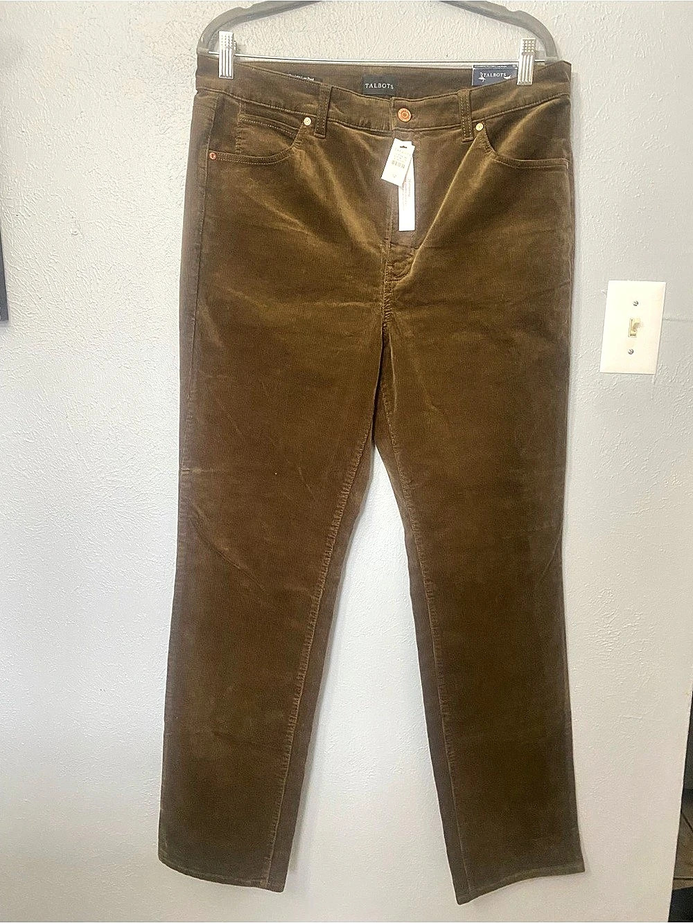 Talbots Curvy Corduroy Straight Leg Pants Corduroy Straight Leg Pants Size 12